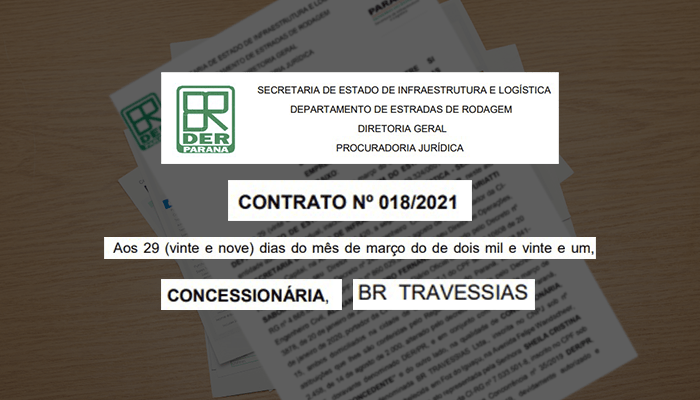  Contrato da BR Travessias chama atenção pelas datas dos documentos
