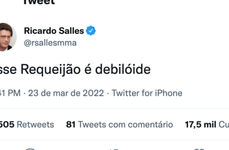 Ricardo Salles xinga Requião de debilóide