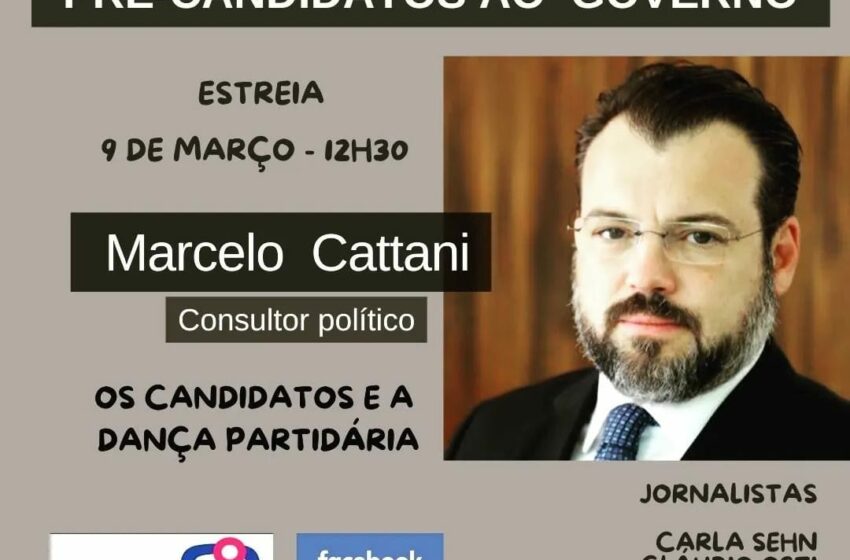  Marcelo Cattani abre série de entrevistas do canal Lugar da Fala