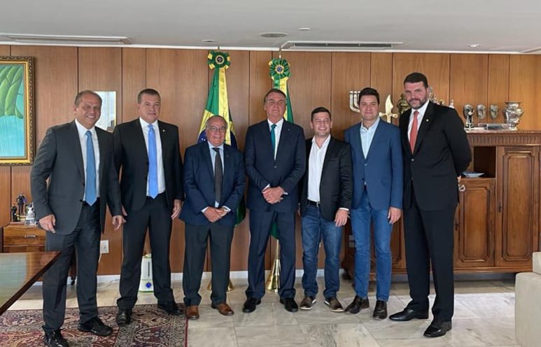  Barros leva os novos progressistas para falar com Bolsonaro