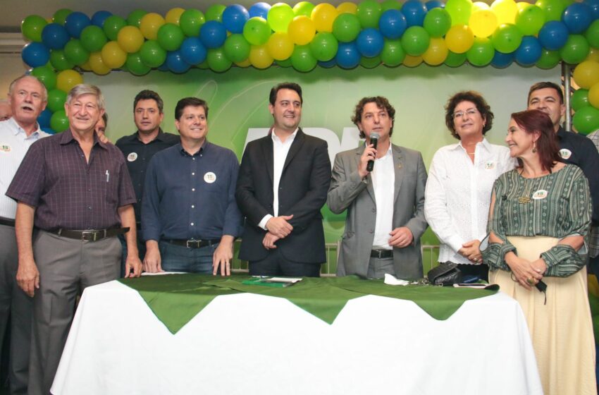  MDB junta Ratinho, Baleia Rossi e Sérgio Souza em Curitiba