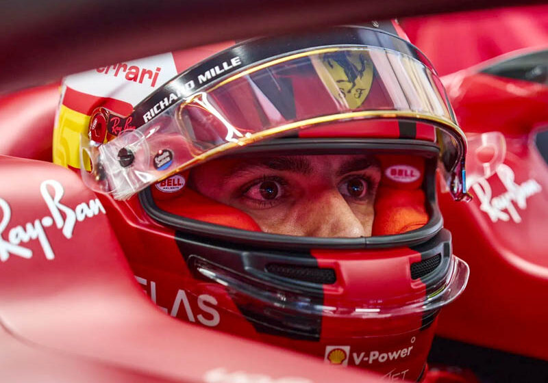 Sainz coloca a Ferrari na pole para o GP da Bélgica de F1
