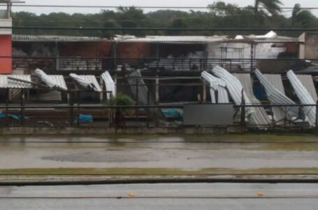 Ciclone extratropical causa transtornos no Litoral do Paraná. Veja o vídeo
