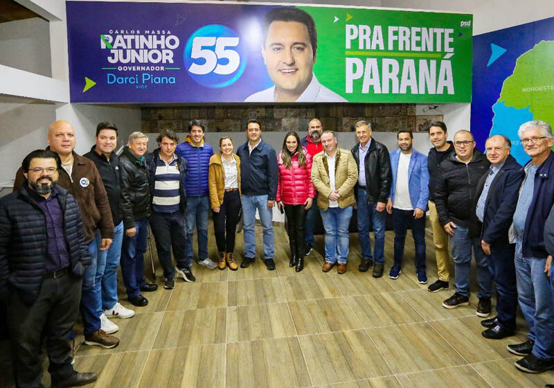  Partidos aliados reforçam apoio a Ratinho Junior em fase final da campanha