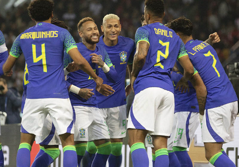  Brasil encerra preparação para Copa com bom futebol e goleada sobre a Tunísia