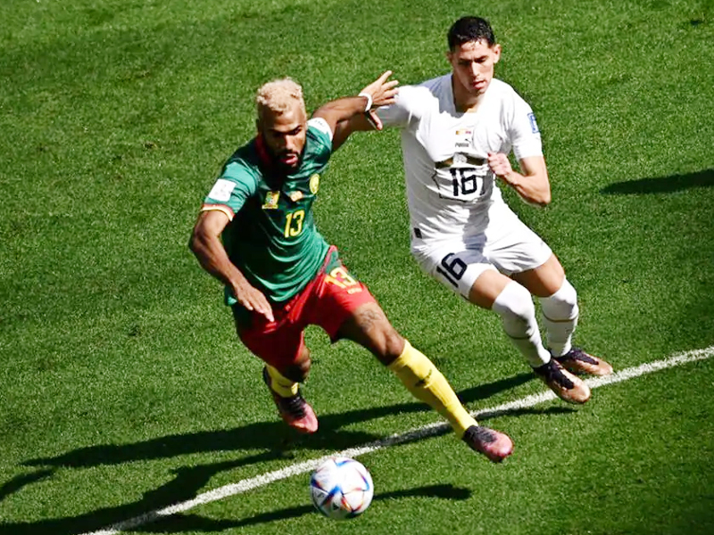 Em jogo de seis gols, Camarões e Sérvia empatam pelo grupo do Brasil