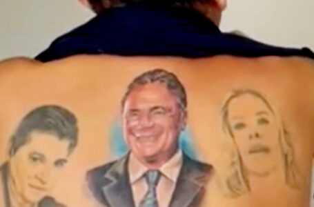 Senador Kajuru faz tatuagem de Alvaro Dias nas costas; veja o vídeo