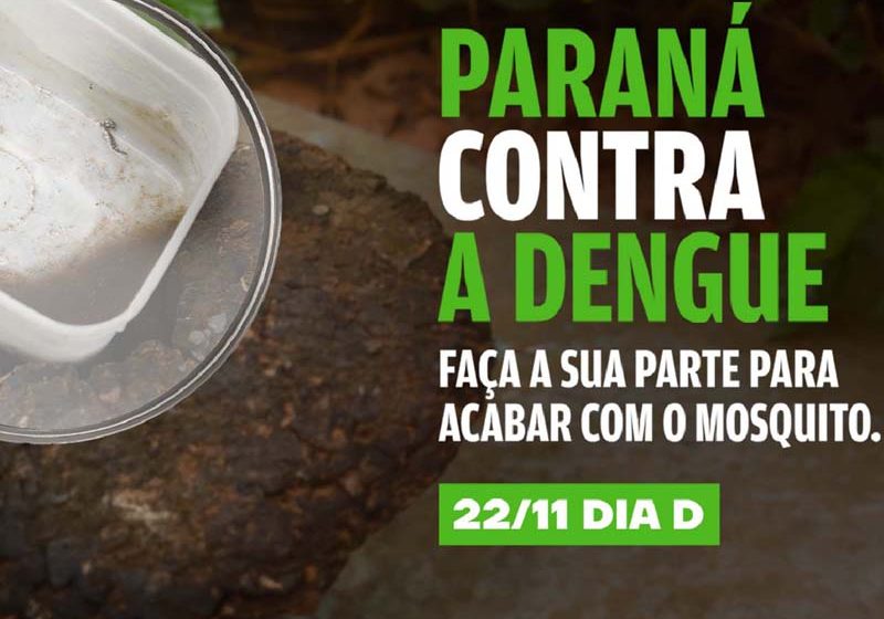 Mobilização: Paraná lança nova campanha de combate à dengue