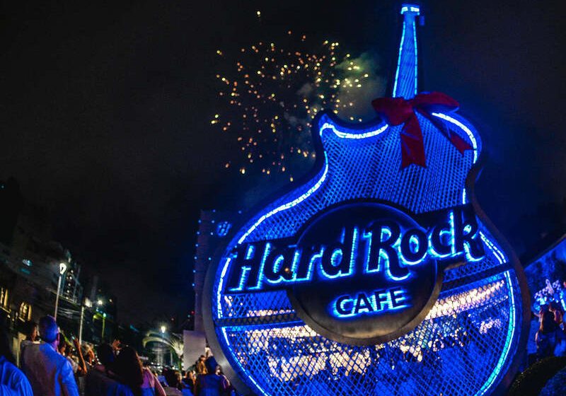  Hard Rock Cafe Curitiba anuncia tradicional festa de Ano Novo com espetáculo de fogos