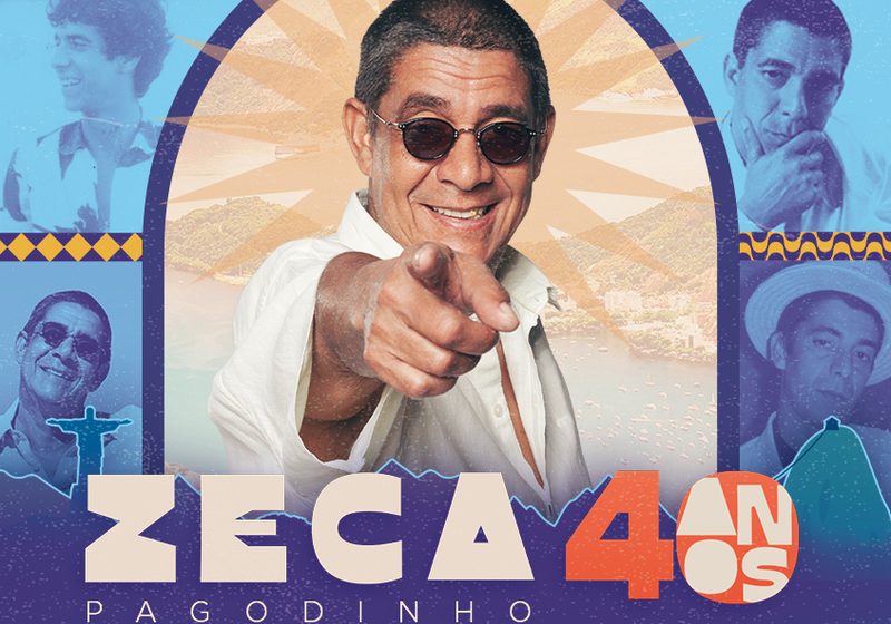  Zeca Pagodinho chega a Curitiba em agosto de 2024 com show especial de 40 anos