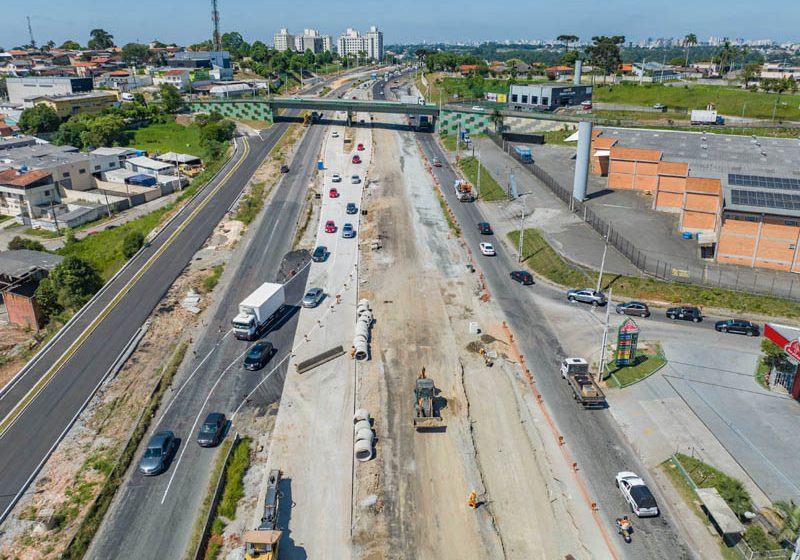  Para avanço nas obras, Linha Verde tem novo desvio no Bairro Alto