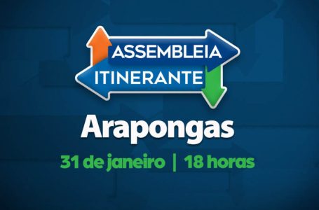 Assembleia Itinerante promove sessão especial em Arapongas nesta quarta-feira