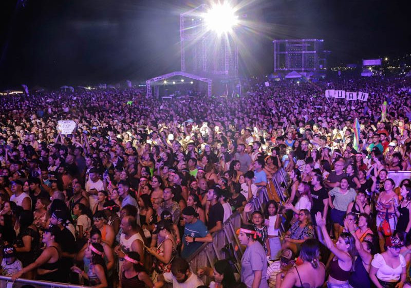  Litoral: quase 180 mil pessoas viram os shows de Luan Santana e É o Tchan