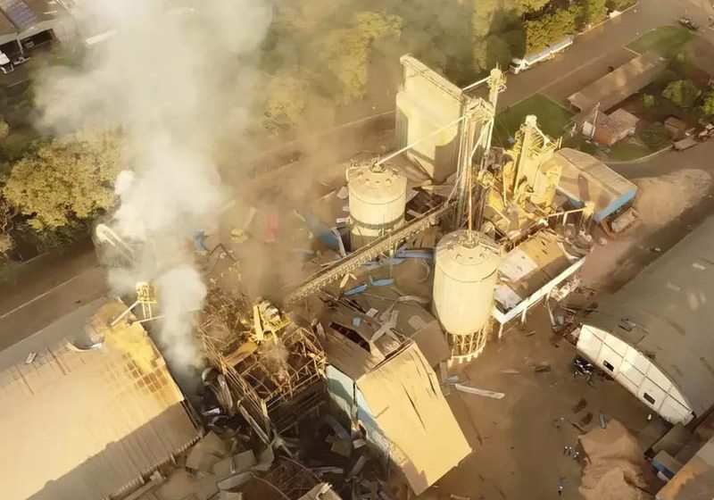  Excesso de poeira de grãos causou explosão em silo no Paraná em julho