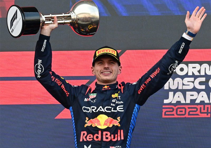  Verstappen celebra vitória tranquila no GP do Japão: ‘Não poderia ter sido melhor’
