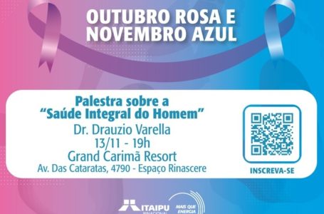 Drauzio Varella faz palestra em Foz do Iguaçu sobre saúde do homem