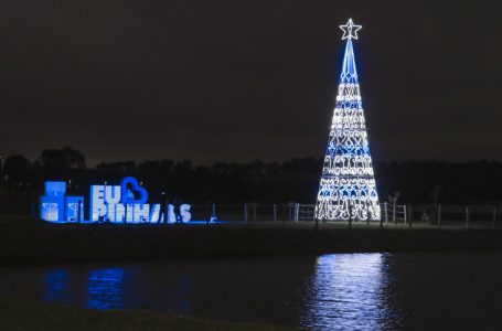 Natal Encantado de Pinhais começa neste sábado (23) com show, luzes e chegada do Papai Noel