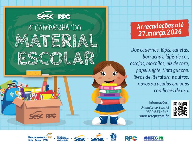 8ª edição da Campanha do Material Escolar