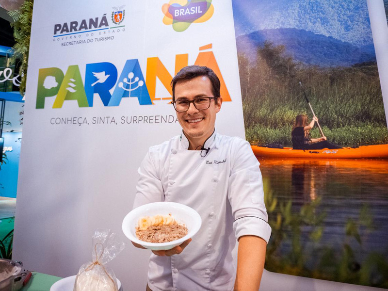 O cozinheiro e comunicador Rui Morschel leva o Barreado do Litoral do Paraná à 36ª edição da Better Tourism Lisbon Travel Mark.