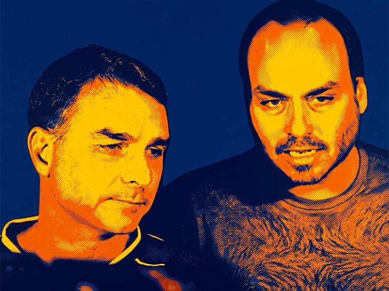 Flavio e Carlos Bolsonaro