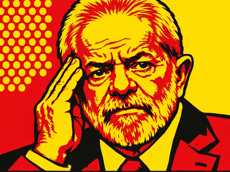 lula em pop art