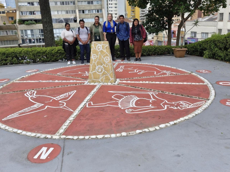 jovens indígenas da etnia Kaingang