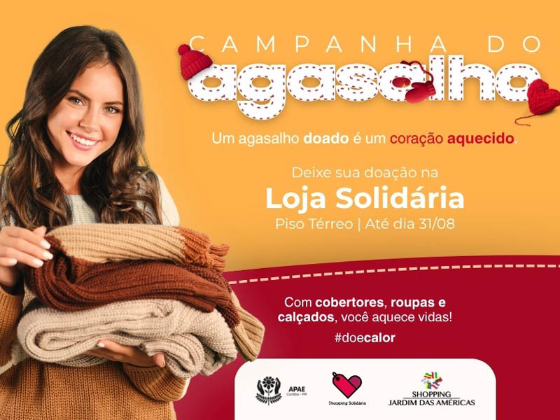 Shopping Jardim das Américas - Campanha do Agasalho